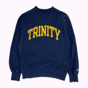 Vintage Trinity Champion Sweatshirt, Navy + Gold